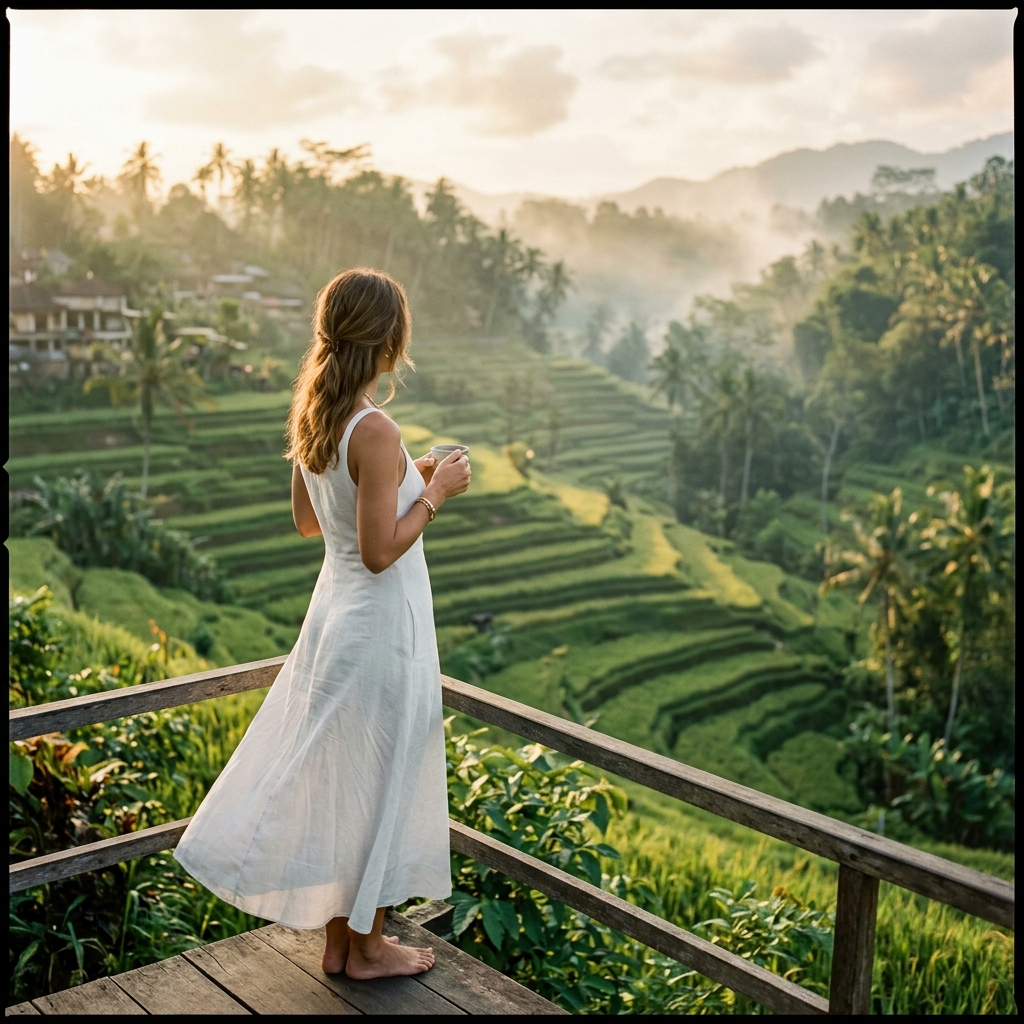 Luxury wellness travel landscape